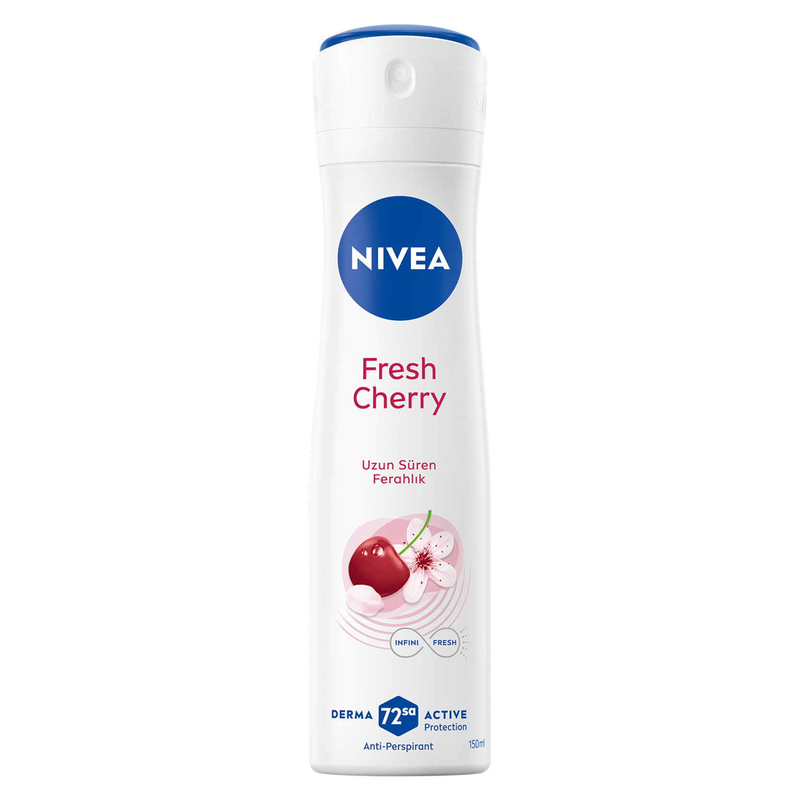 NIVEA Kadın Sprey Deodorant Fresh Cherry 150 ml
