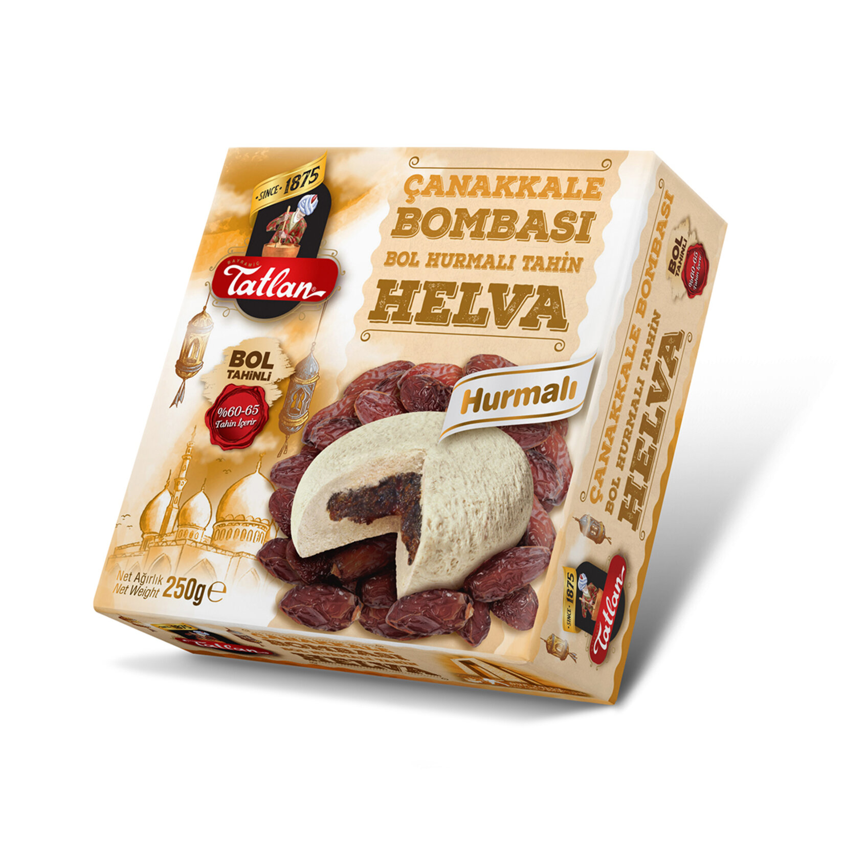 Tatlan Çanakkale Bombası Hurmalı Helva 250 G