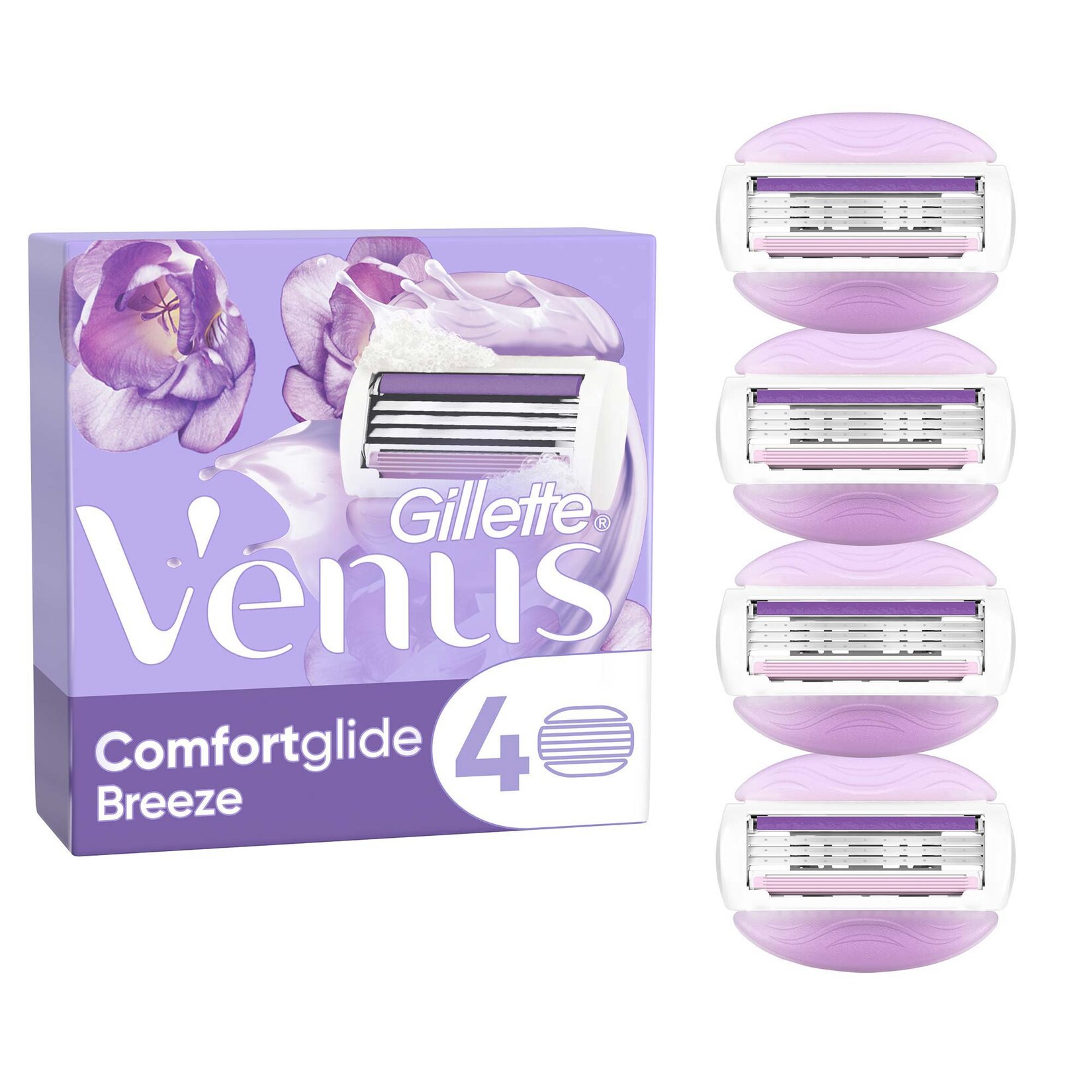 Gillette Venus Breeze Yedek Bıçak 4'lü
