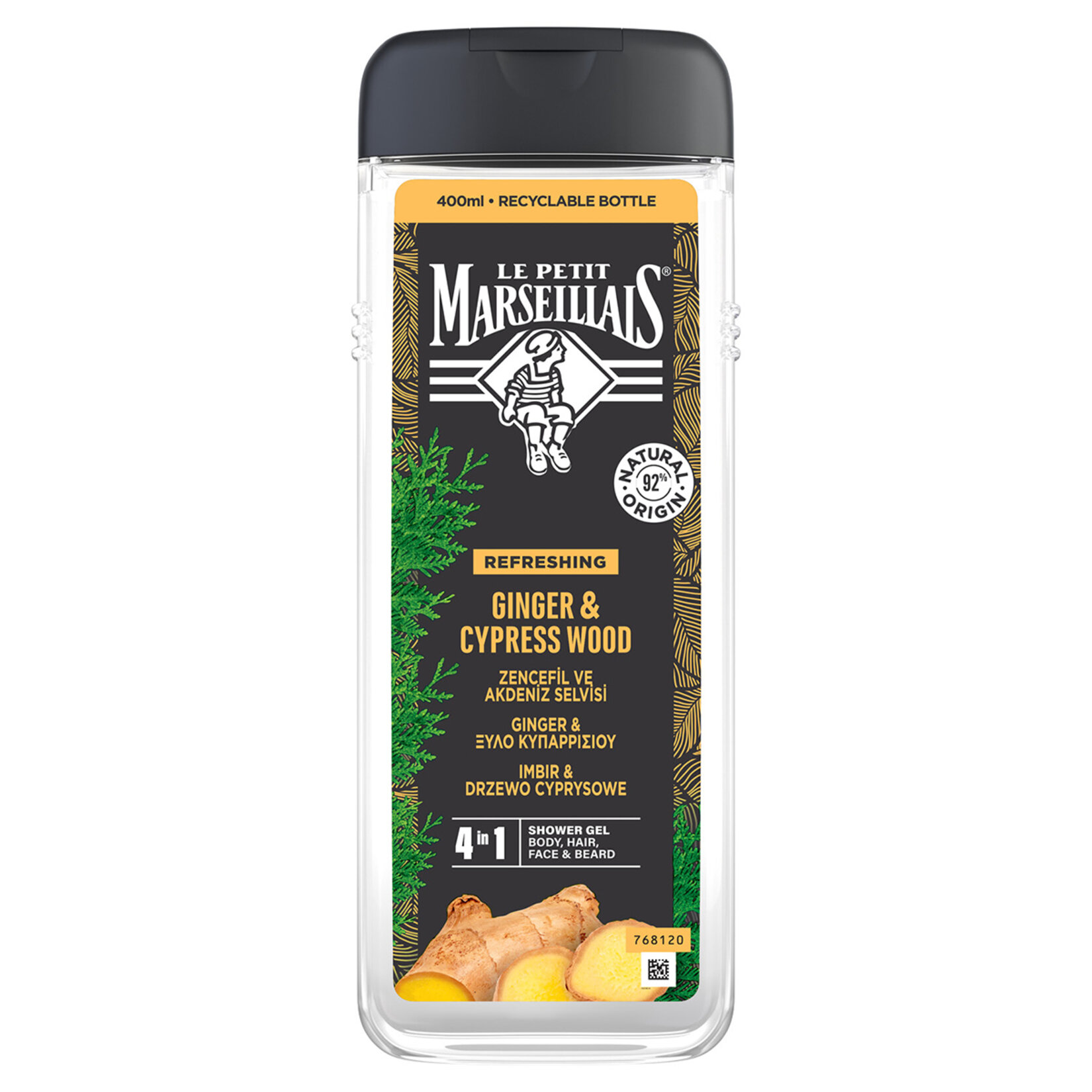 Le Petit Marseillais Duş Jeli Zencefil Akdeniz Selvisi 400Ml