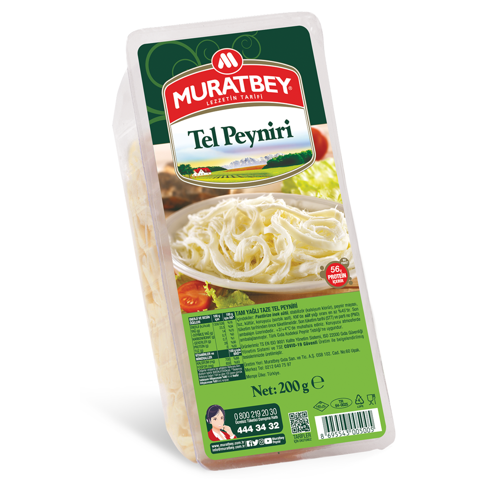 Muratbey Tel Peyniri 200 G
