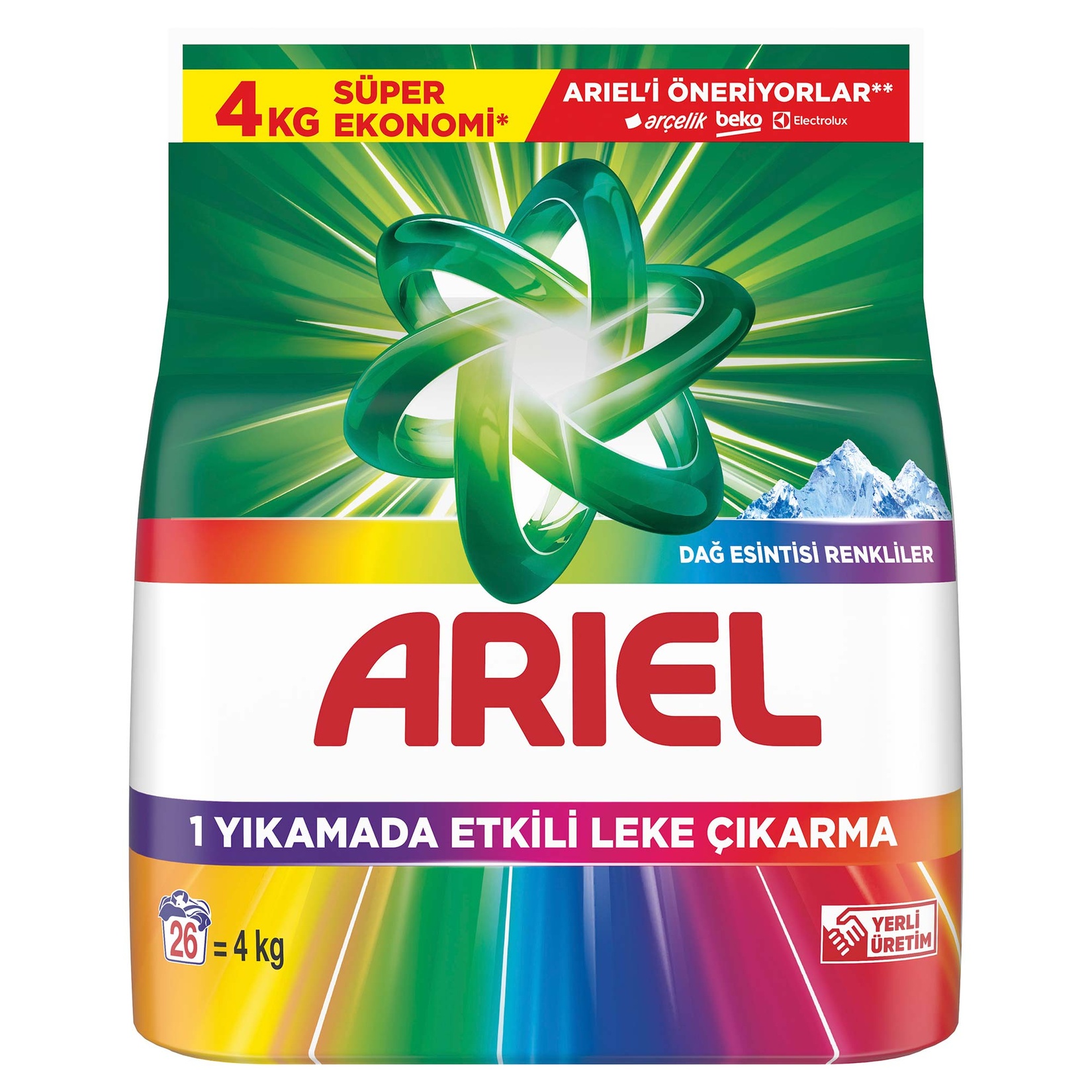 Ariel Toz Parlak Renkler 4 Kg
