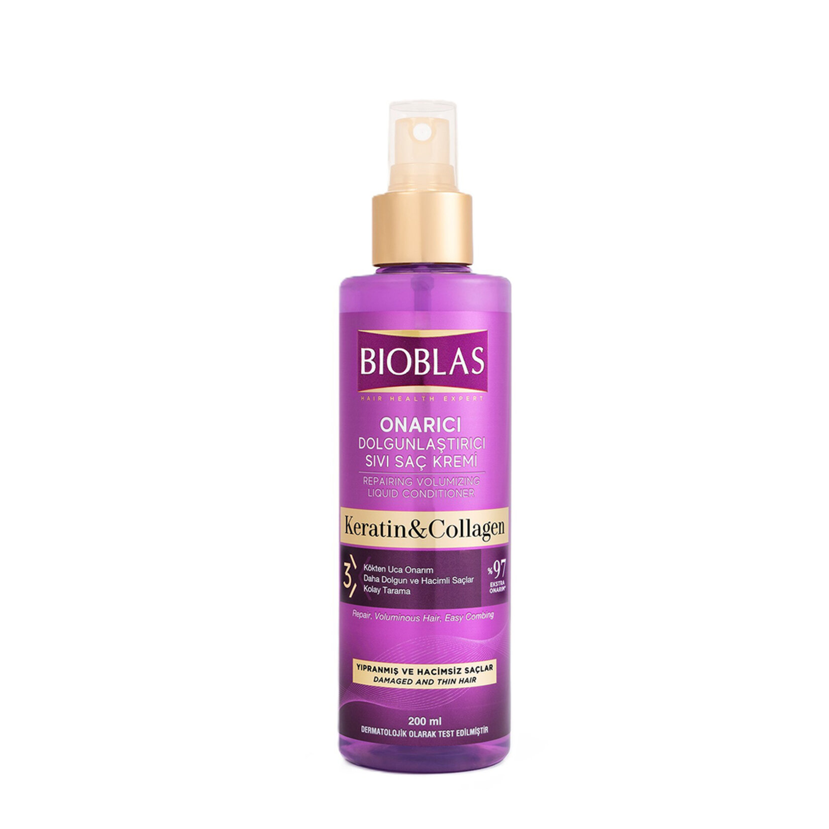Bioblas Keratin & Kolajen Sıvı Saç Kremi 200 Ml