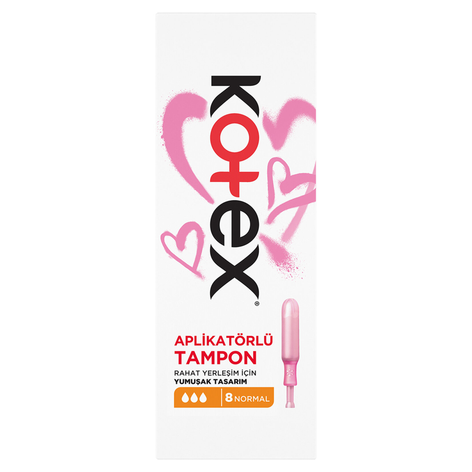 Kotex Aplikatörlü Tampon Normal 8'li