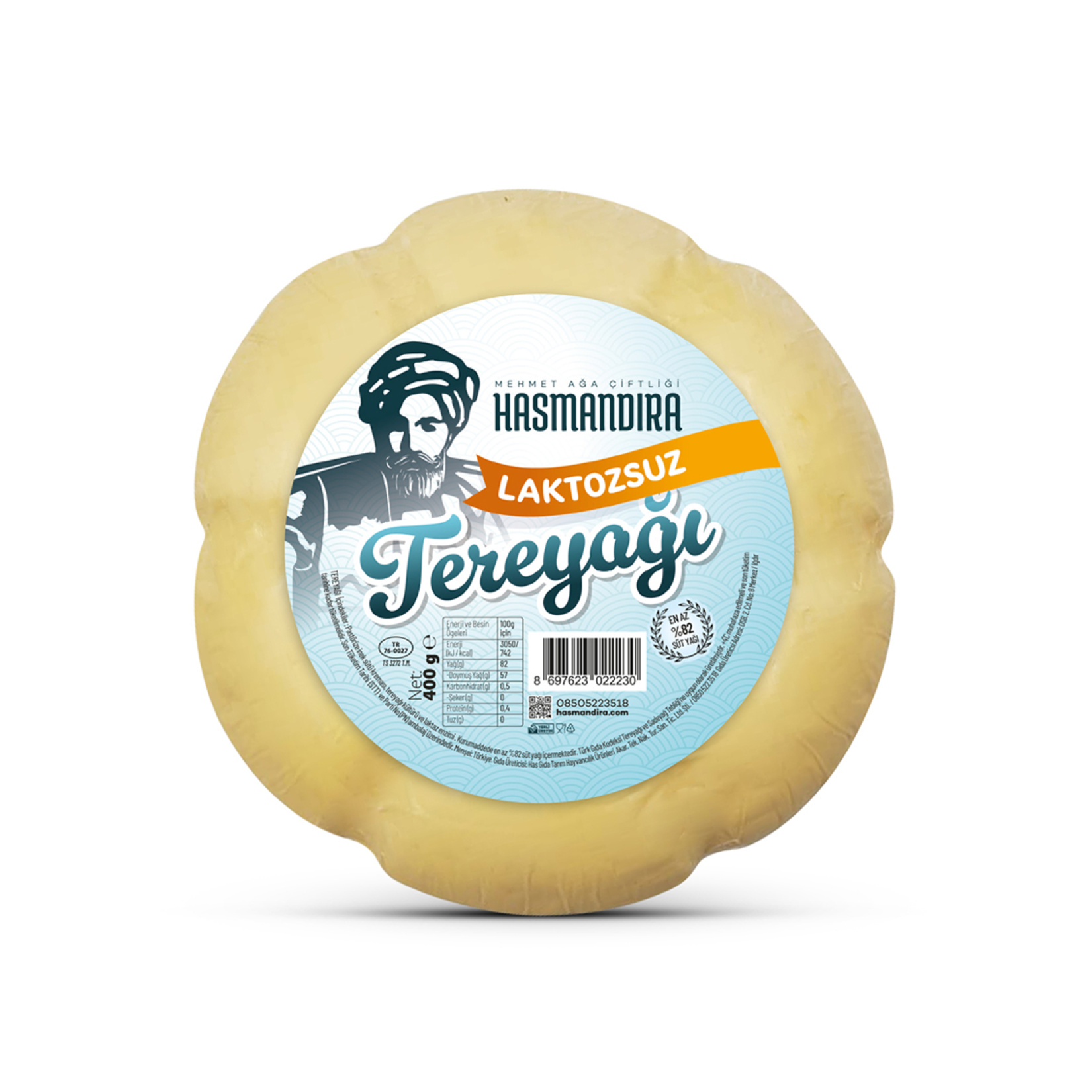 Hasmandıra Laktozsuz Tereyağı 400 G