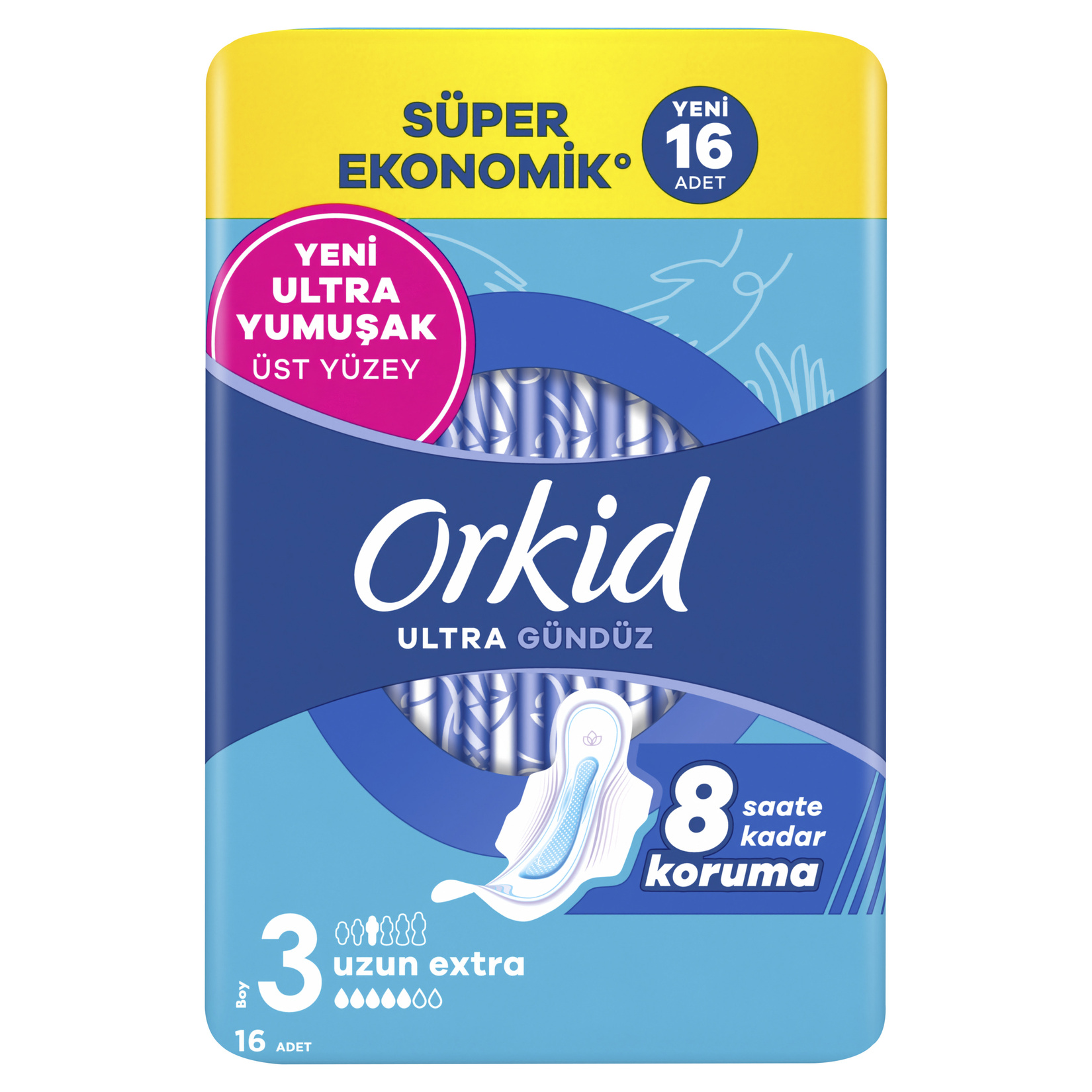 Orkid Ultra Uzun Ekstra 16'lı