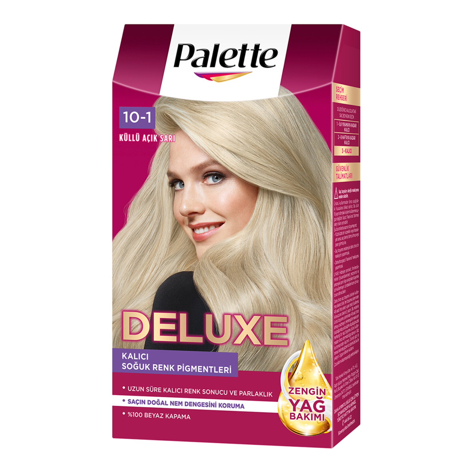 Palette Deluxe 10-1 Küllü Açık Sarı Saç Boyası 115 Ml