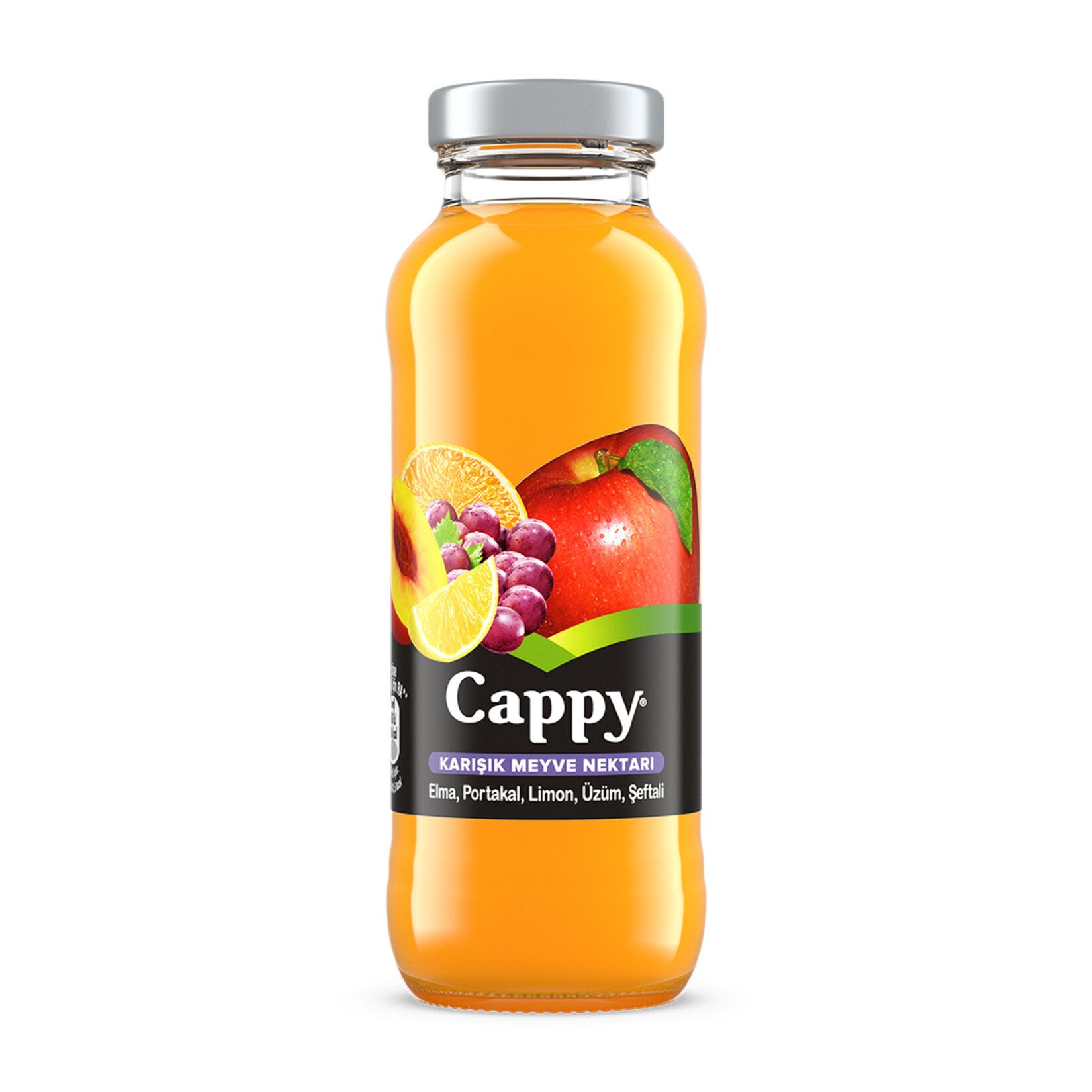 Cappy Karışık Meyve Nektarı Cam Şişe 250 Ml