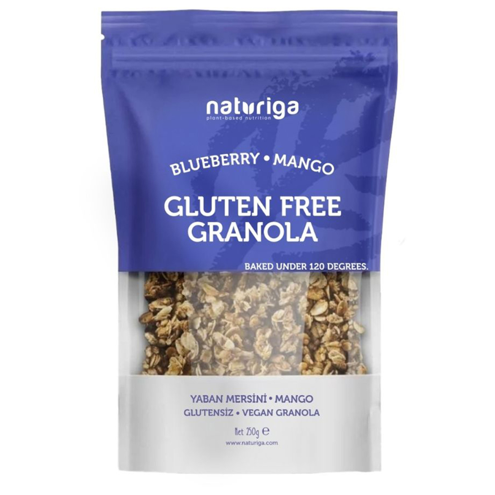 Naturiga Glutensiz Granola (Yaban Mersini, Mango)