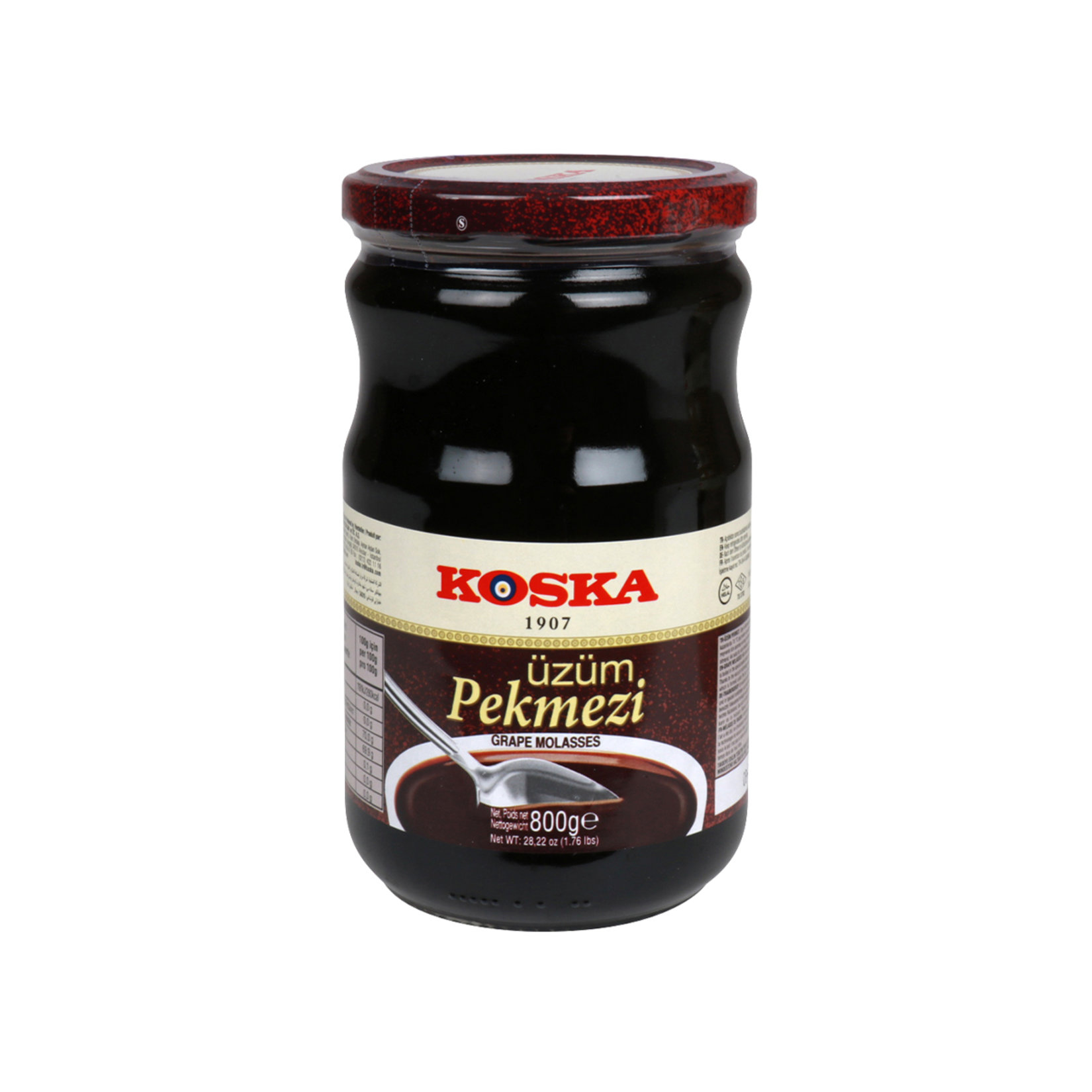 Koska Üzüm Pekmezi Cam Kavanoz 800 G