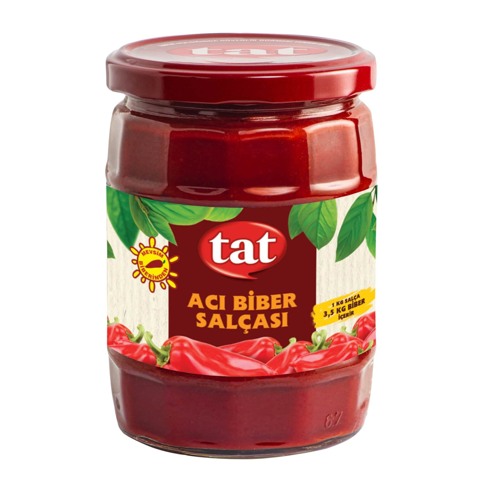 Tat Acı Biber Salçası Cam 550 G
