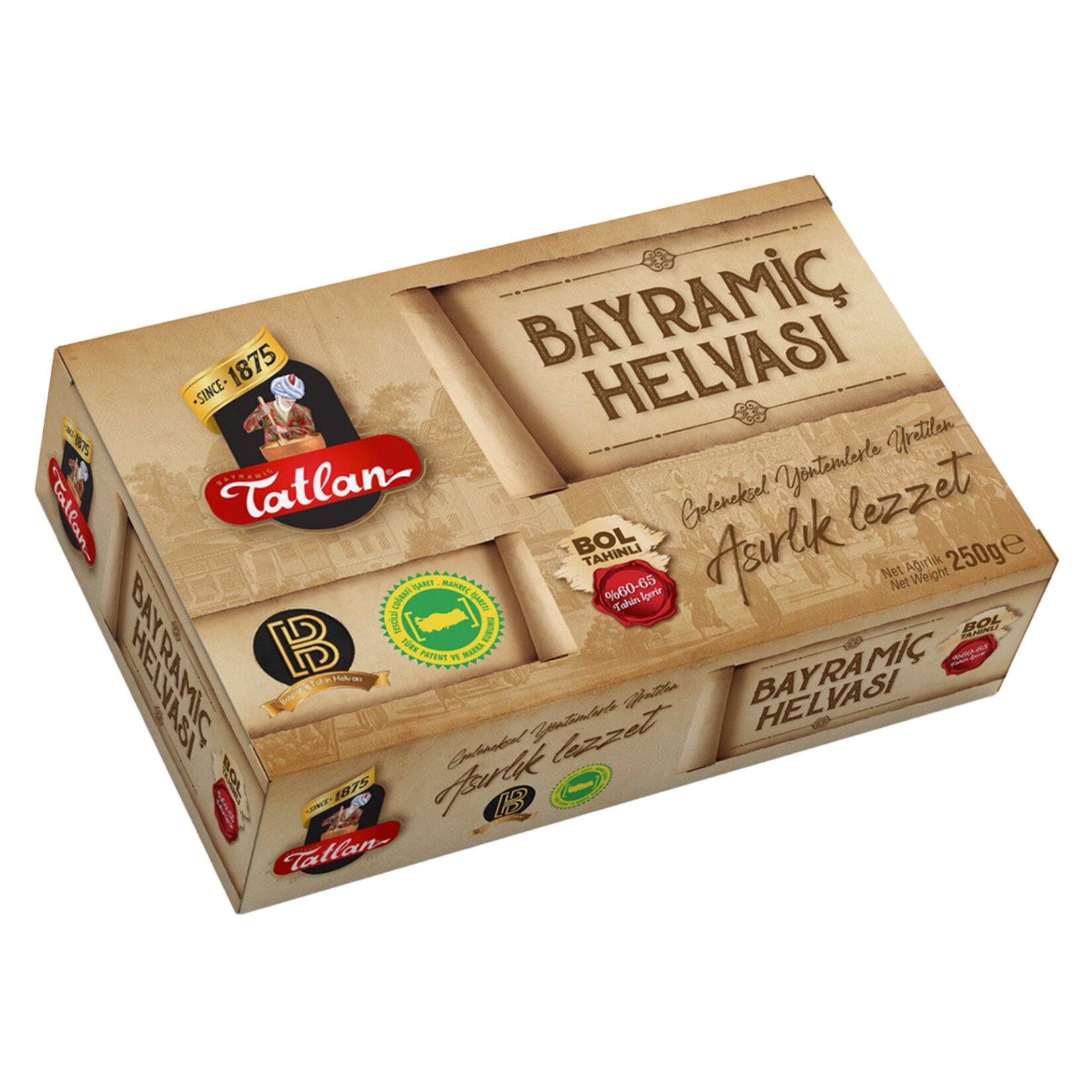 Tatlan Bayramiç Tahin Helvası Sade 400G