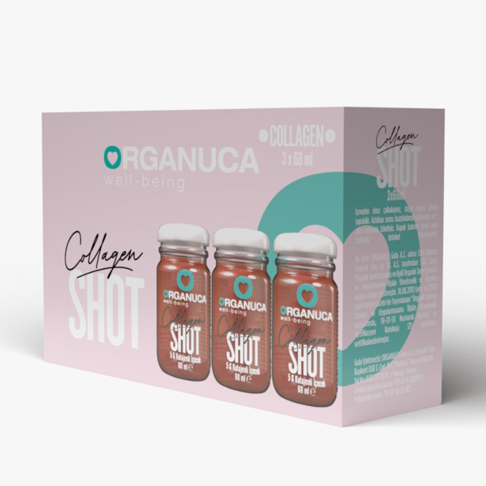 Organuca Collagen Shot 3 x 60 Ml