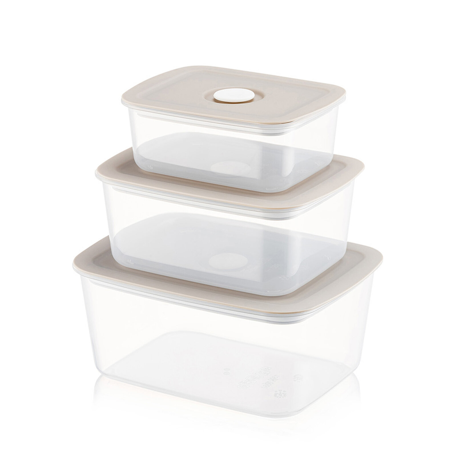 Olux Line Saklama Kabı Set (450 Ml - 950 Ml - 1800 Ml)