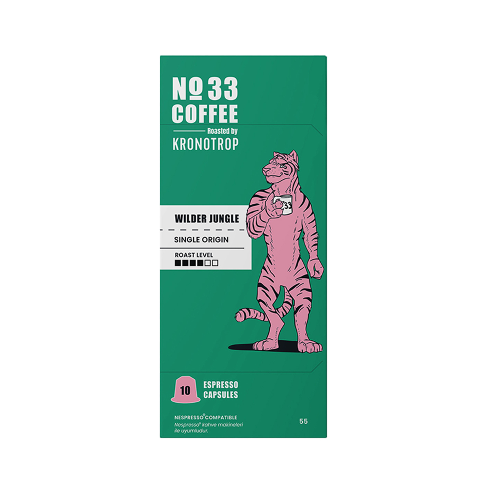 Kronotrop No 33 Wilder Jungle Kapsül Kahve 10'lu 50 G