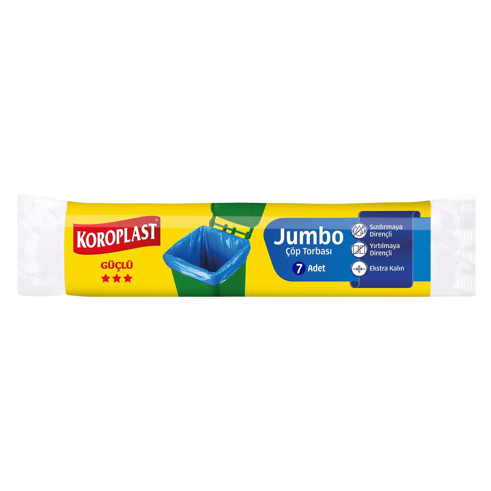 Koroplast Çöp Torbası Jumbo Boy 7'li