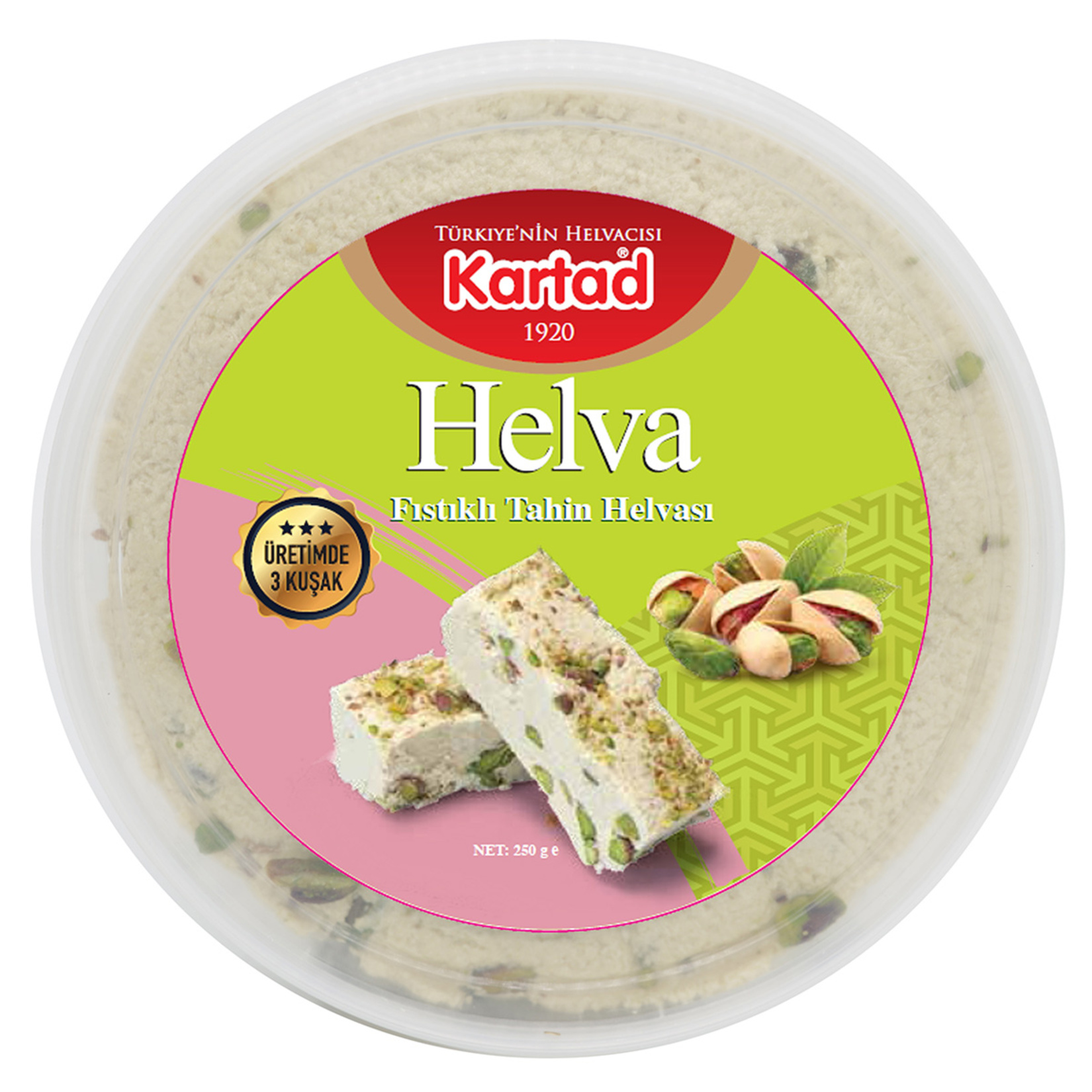 Kartad Antep Fıstıklı Tahin Helvası 250 G