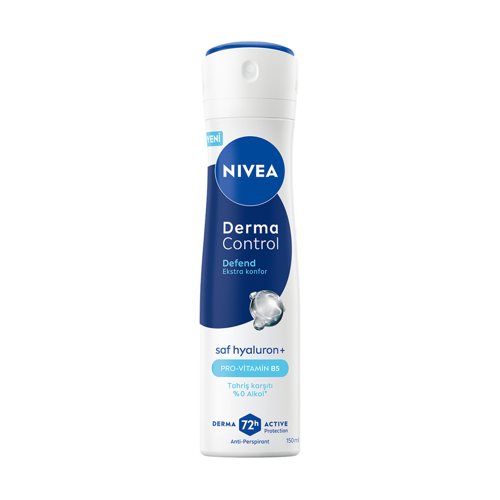 NIVEA Kadın Sprey Deodorant Derma Control Defend Tahriş Karşıtı 150 Ml
