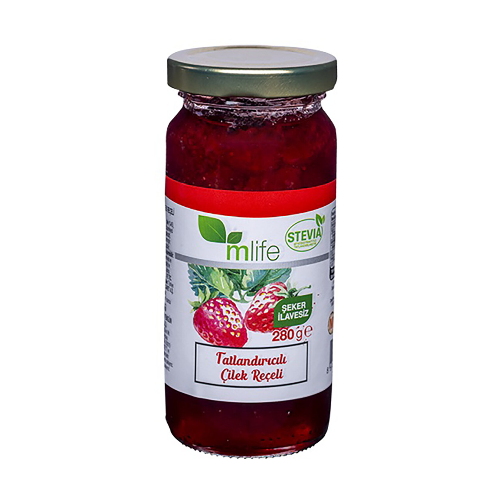 M Life Tatlandırıcılı Çilek Reçeli 280 G