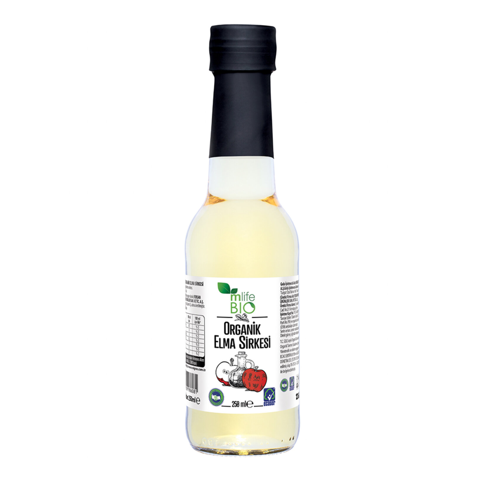 M Life Bio Organik Elma Sirkesi 250 Ml