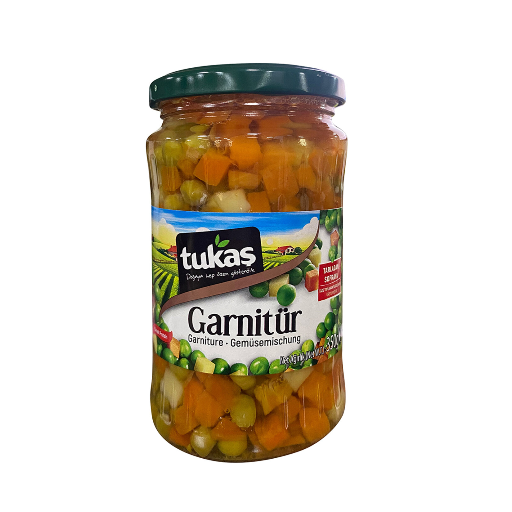 Tukaş Garnitür Konservesi Cam 350 G