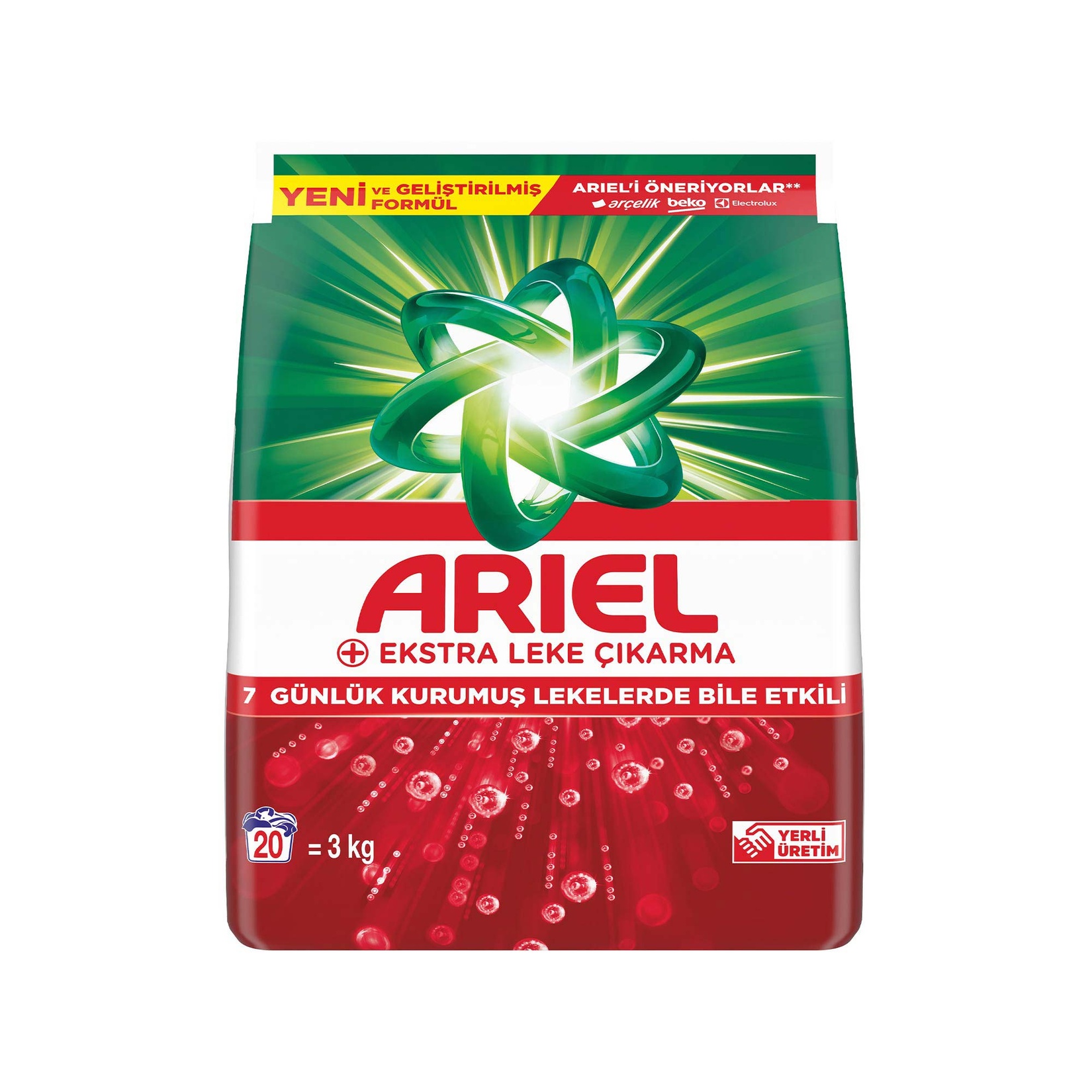 Ariel Oxi Ekstra Hijyen 3Kg 20 Yıkama