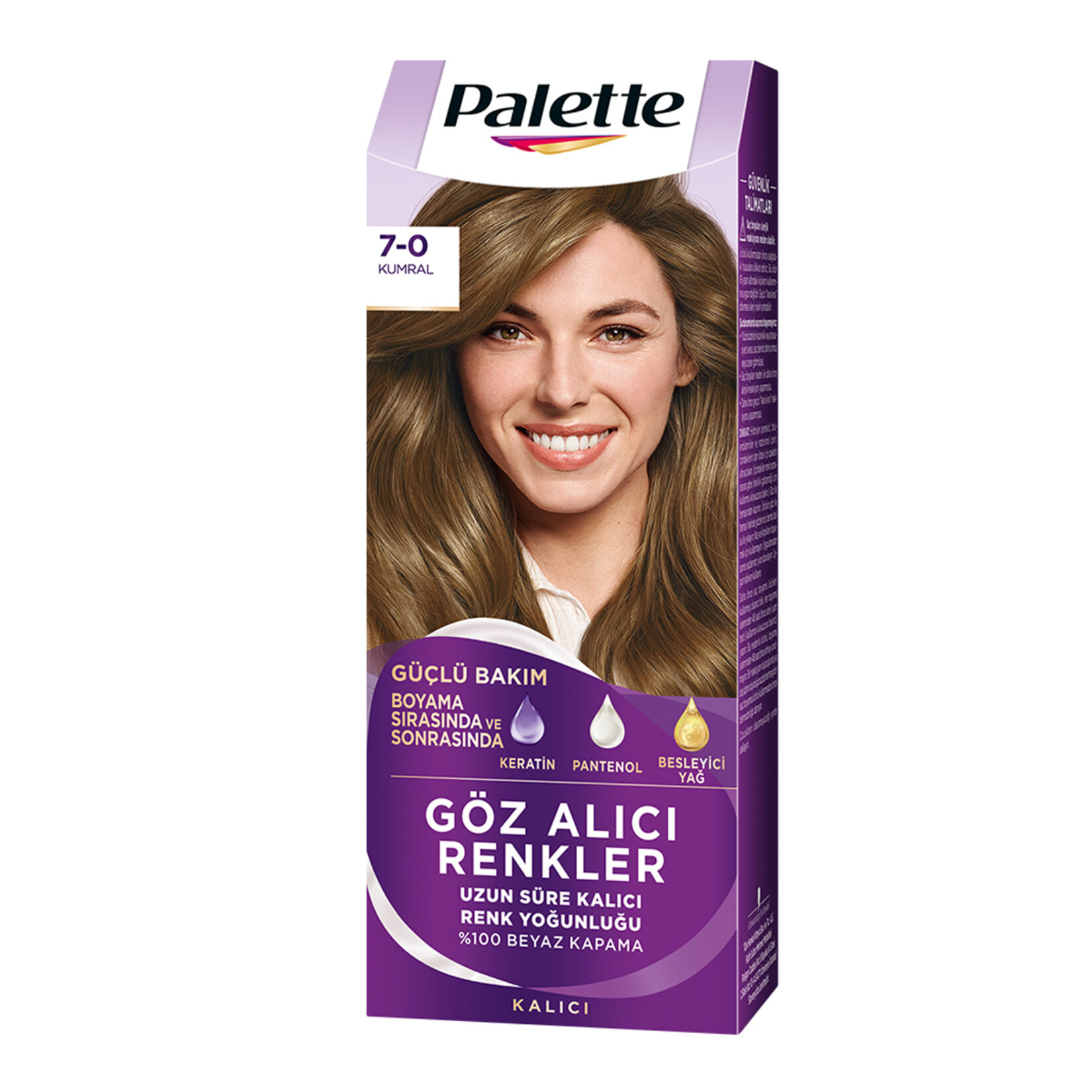 Palette Göz Alıcı Renkler 7-0 Kumral Saç Boyası 110 Ml