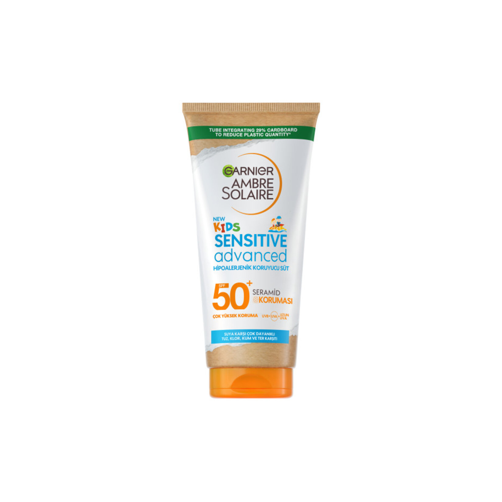 Garnier Ambre Solaire  Çocuklar İçin Hipoalerjenik Koruyucu Güneş Sütü SPF 50+ 175 ml