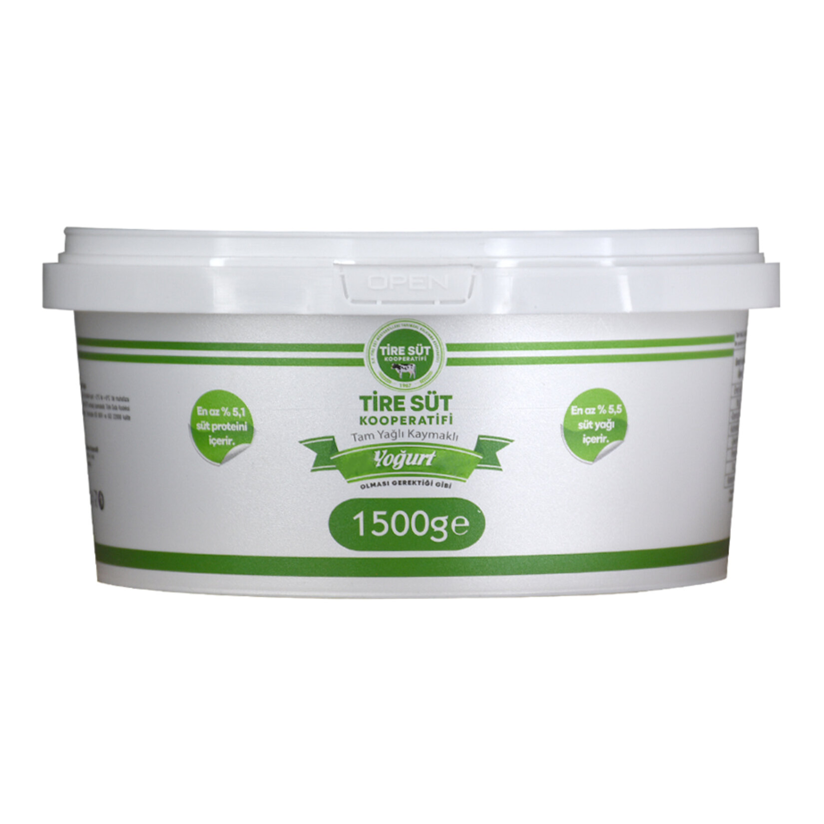 Tire Süt Kooperatifi Kaymaklı Yoğurt 1500 G