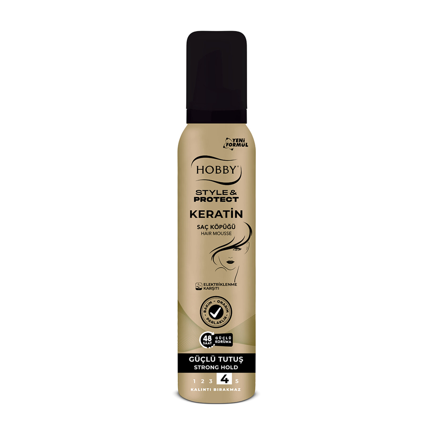 Hobby Keratin Saç Köpüğü 150Ml