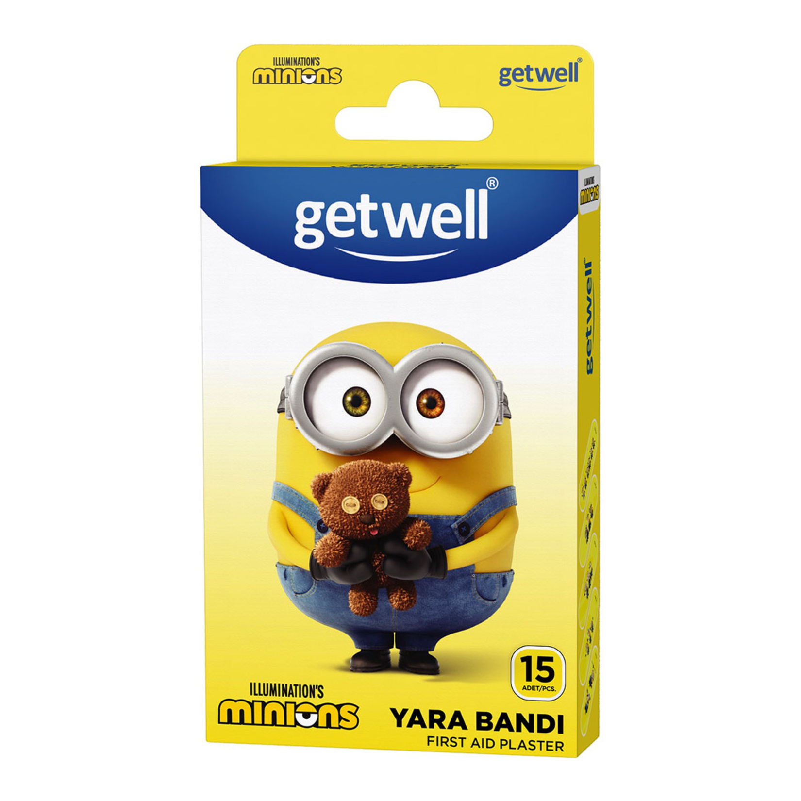 Getwell Minions Teddy Bear Yara Bandı 15 Adet