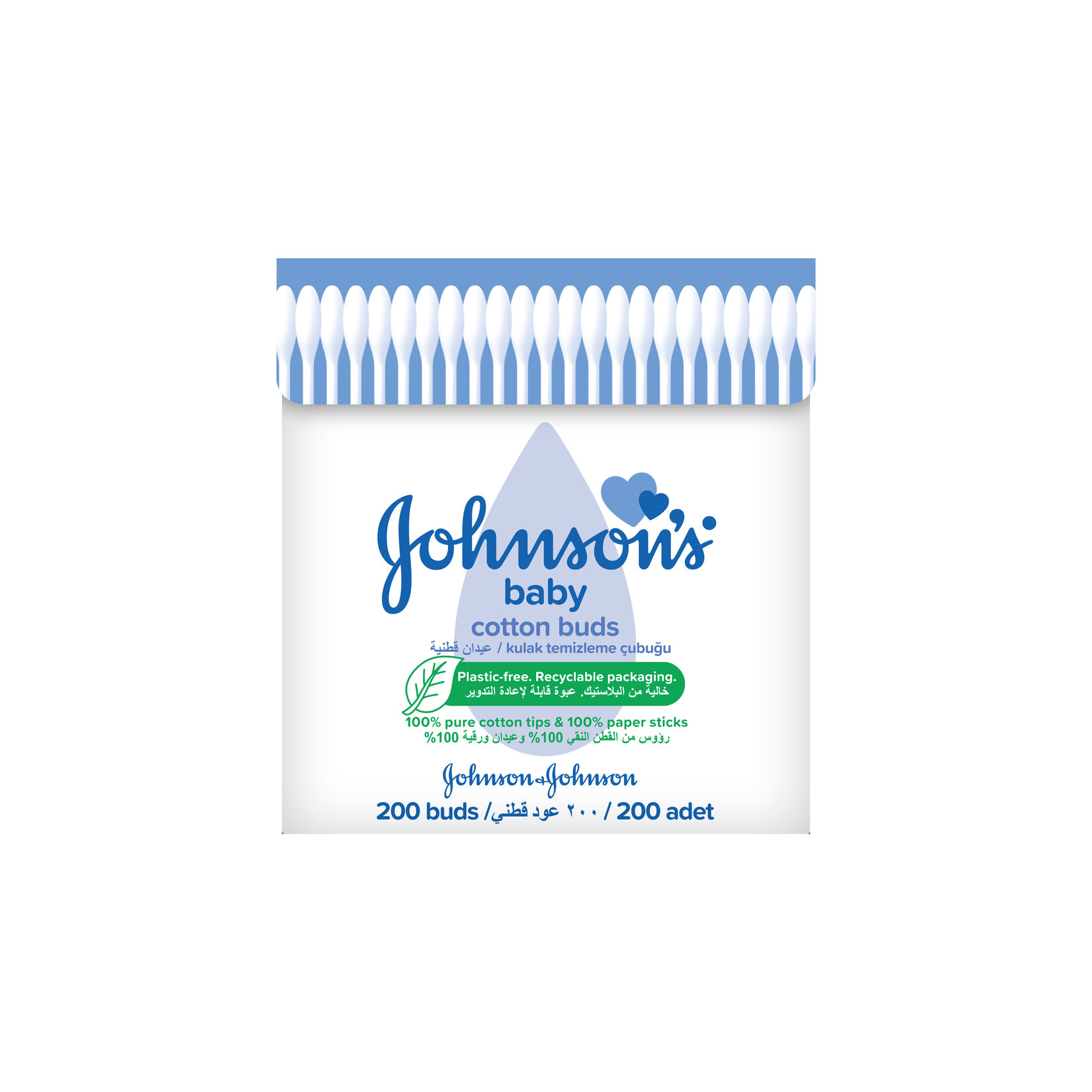 Johnson's Baby Kulak Çubuğu 200'lü