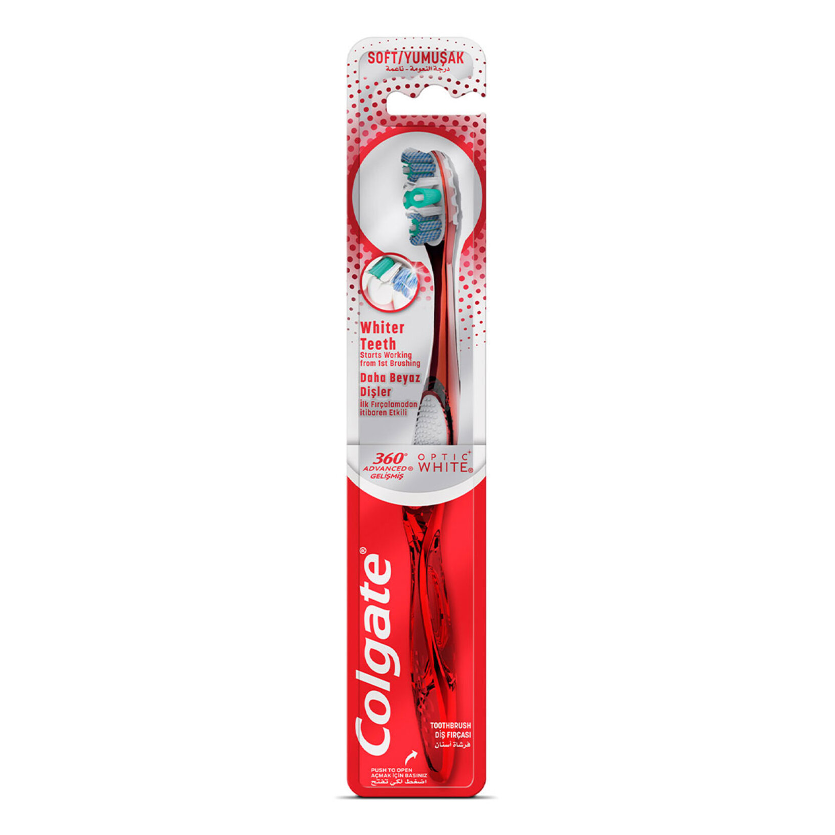 Colgate 360 Gelişmiş Optik Beyaz Yumuşak Diş Firçasi