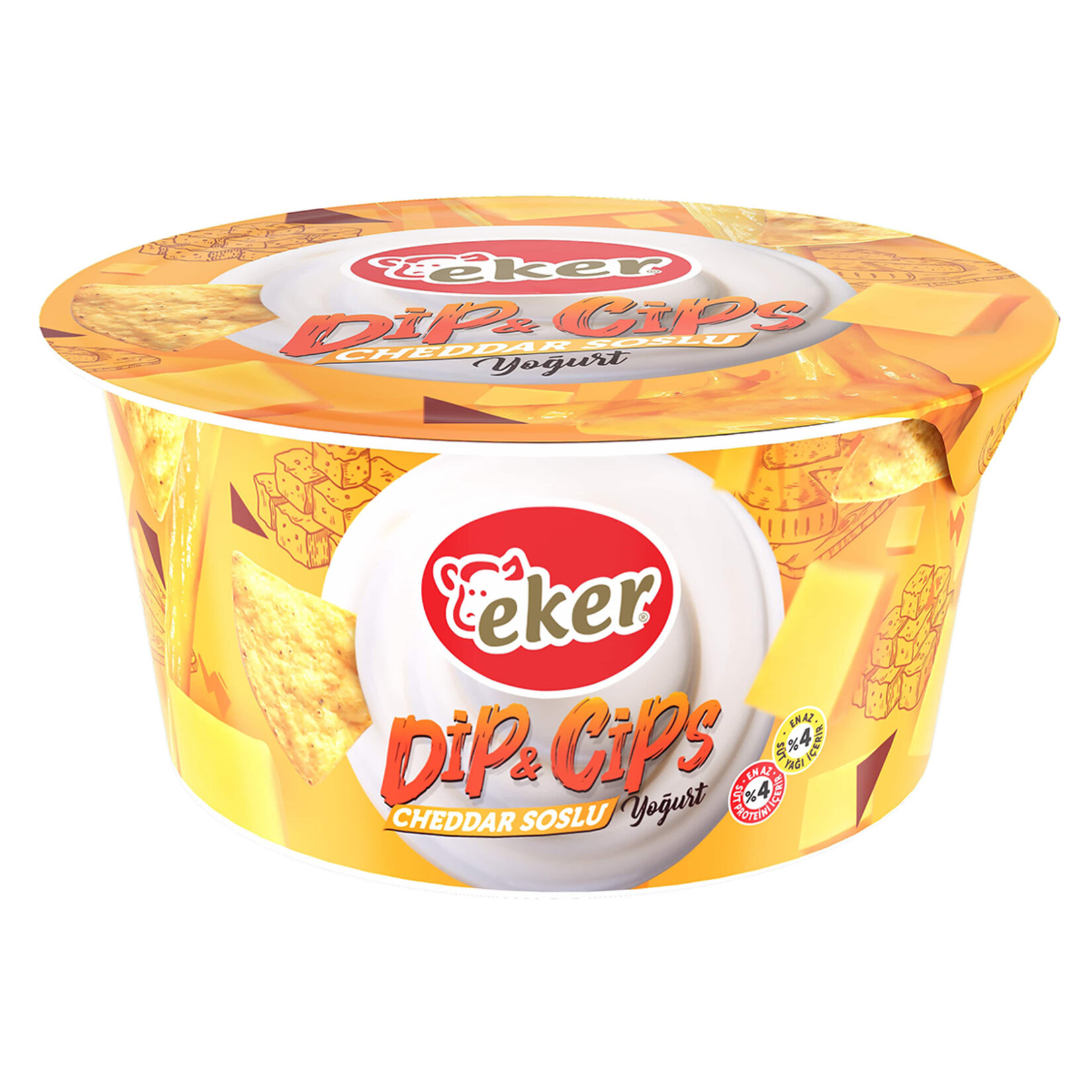 Eker Dip Cips Cheddar Soslu Yoğurt 125 G