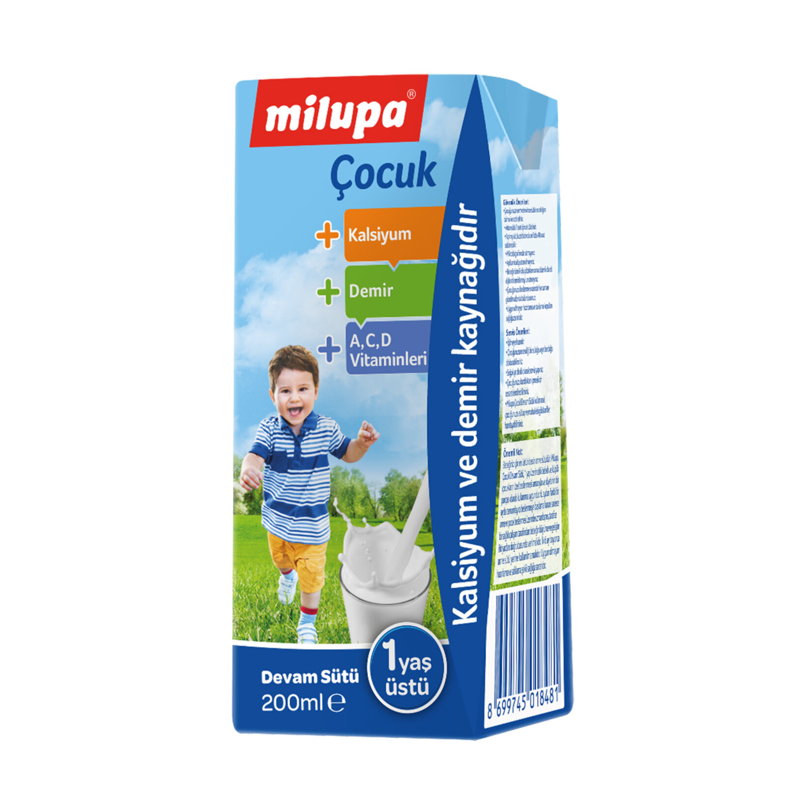 Milupa Çocuk Devam Sütü İçime Hazır 200 Ml 1 Yaş+