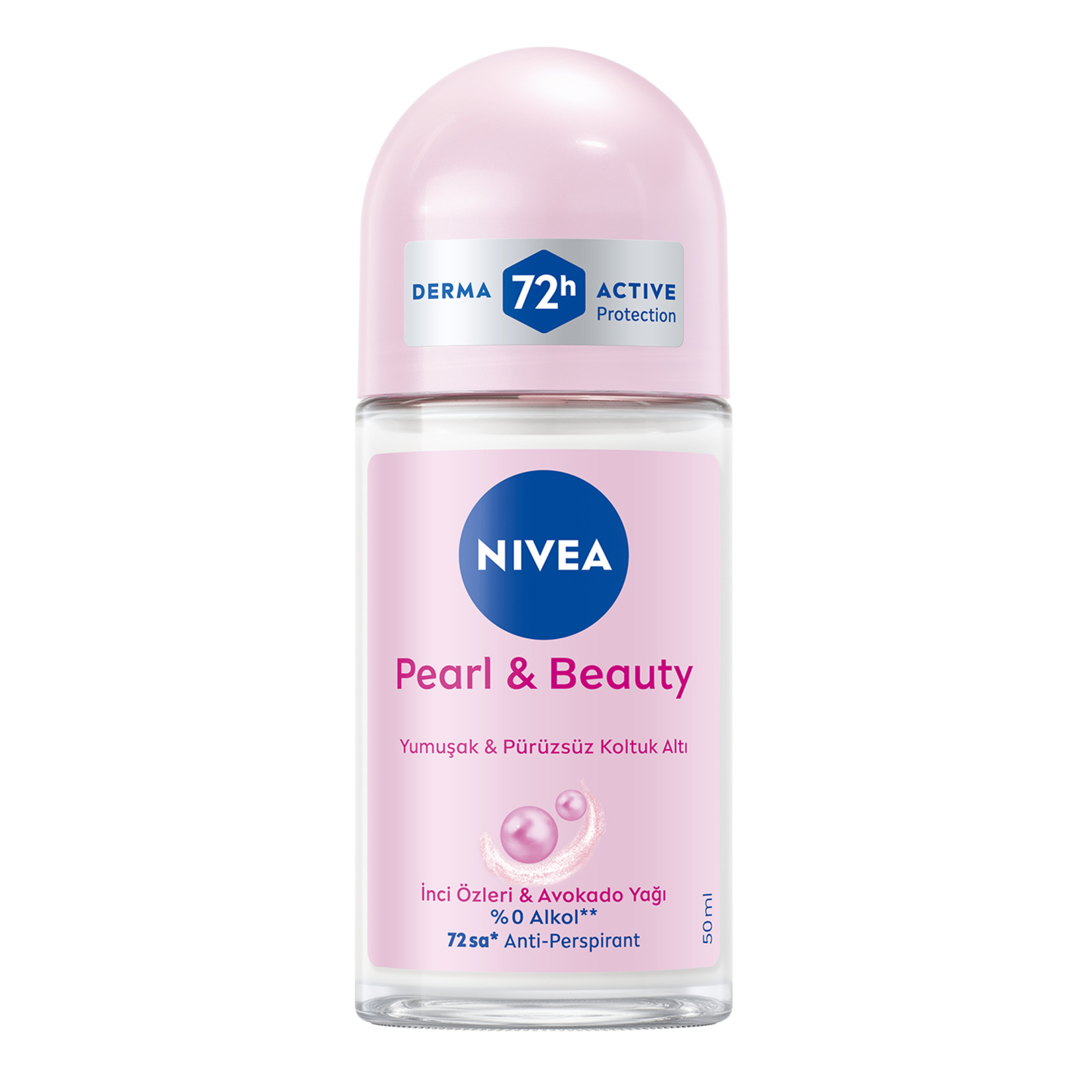 NIVEA Kadın Roll-on Deodorant Pearl&Beauty 72 Saat Anti-perspirant 50 Ml