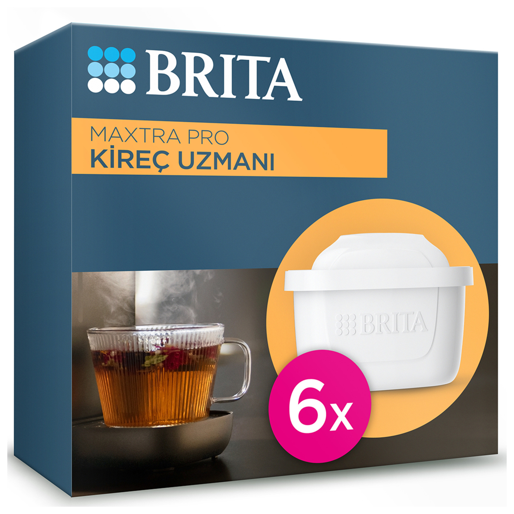 Brita Maxtra Pro Kreç Uzmanı Su Filtresi 6'lı