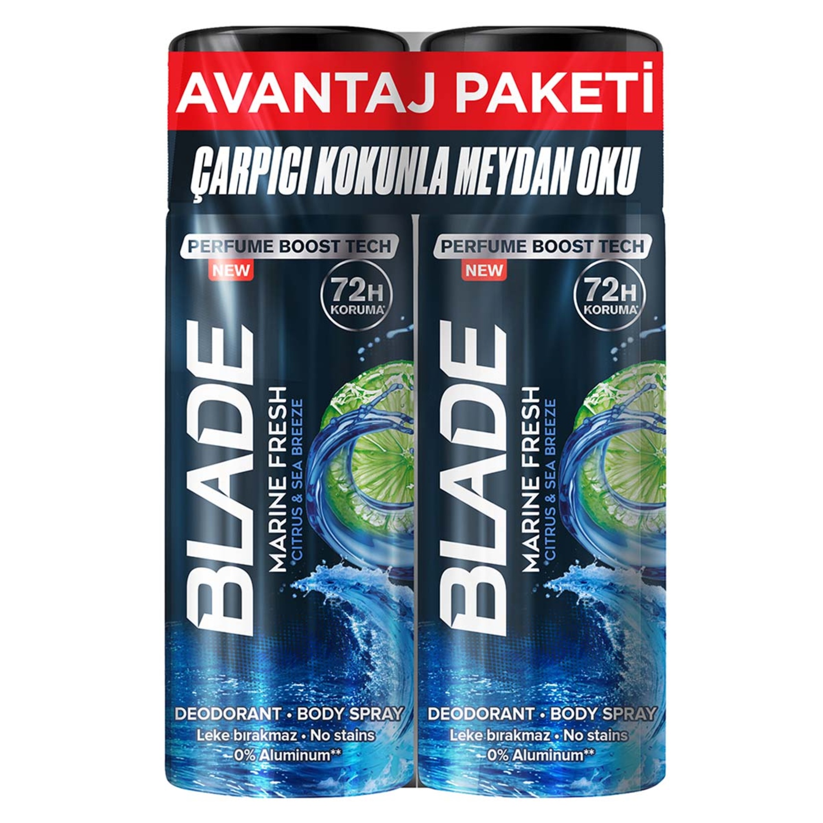 Blade Deodorant Marine Fresh 2 x 150 Ml