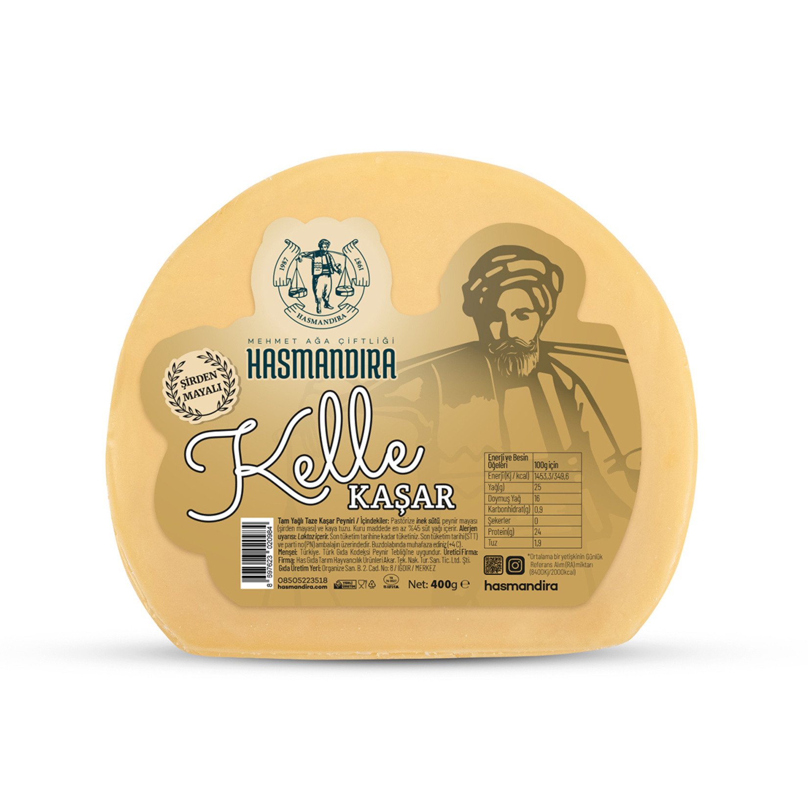 Hasmandıra Kelle Kaşar 400G