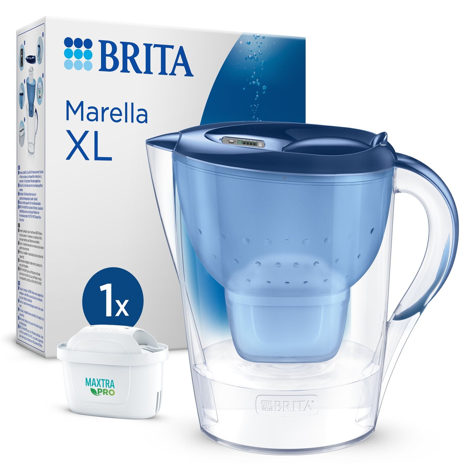 Brita Marella XL Filtreli Sürahisi - Mavi