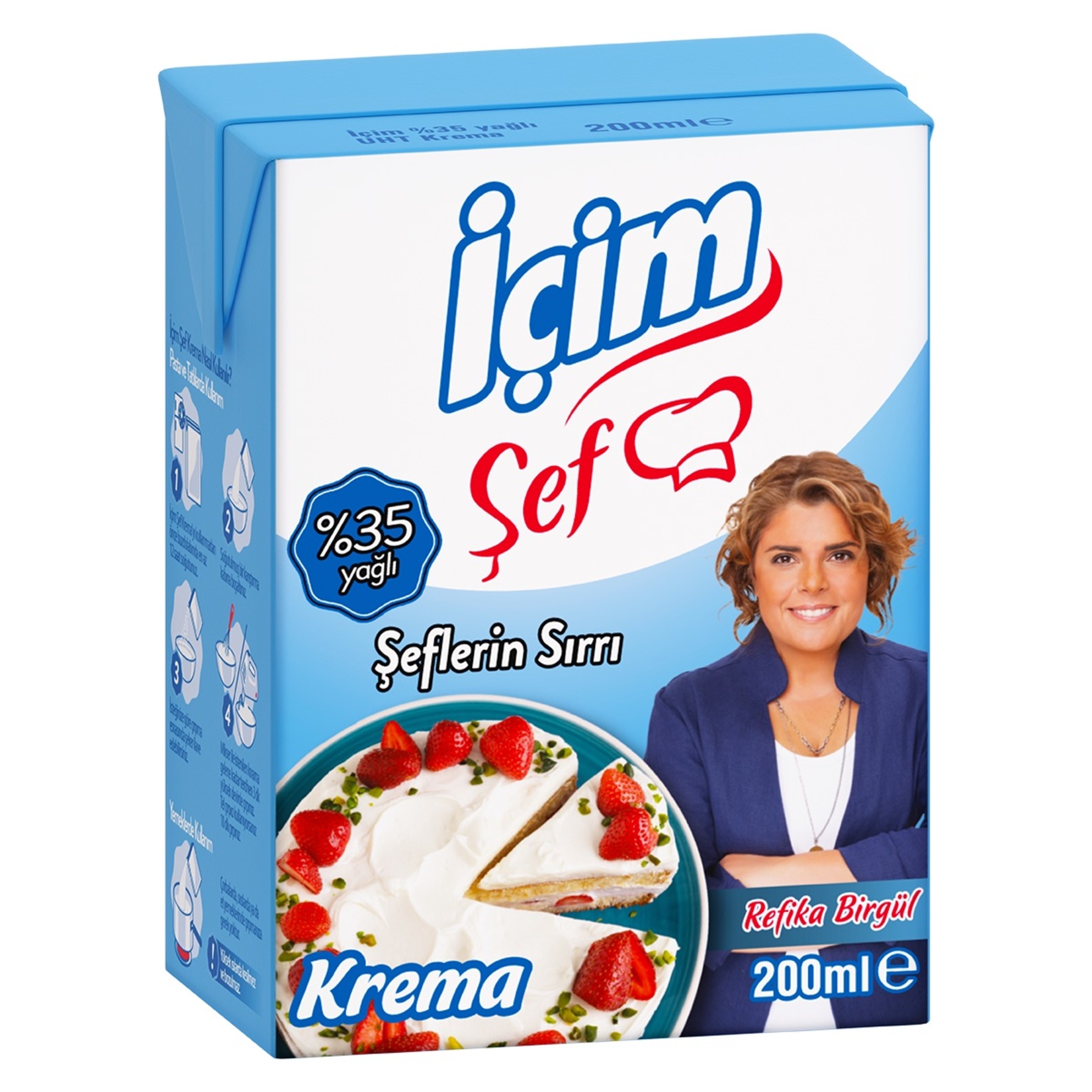 İçim Şef %35 Yağlı Krema 200 Ml