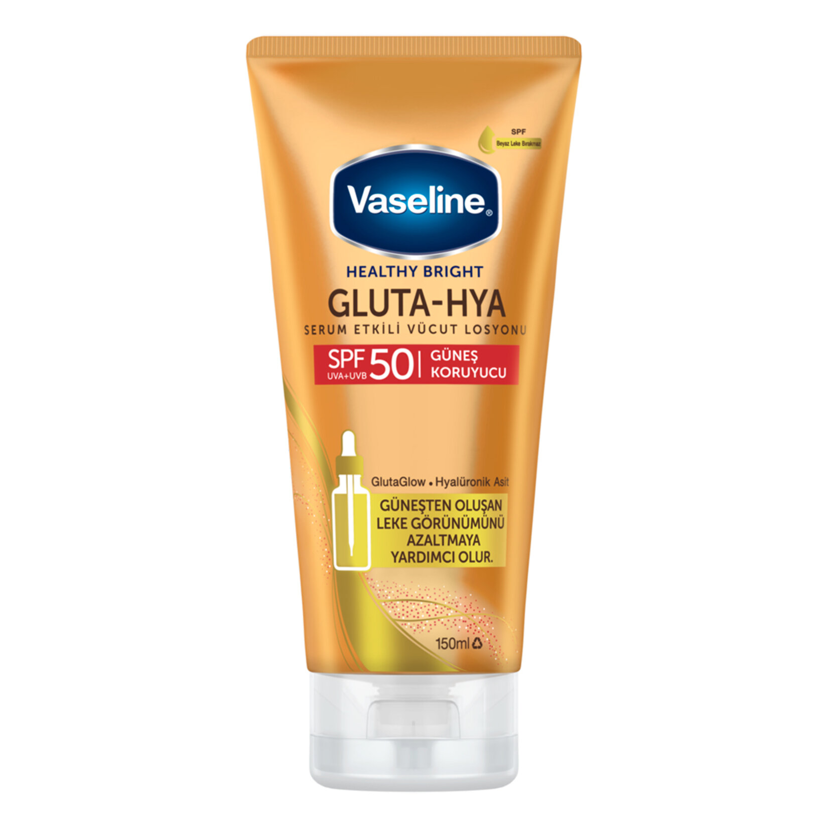 Vaseline Gluta Hya Güneş Koruyucu Vücut Losyonu 150 Ml
