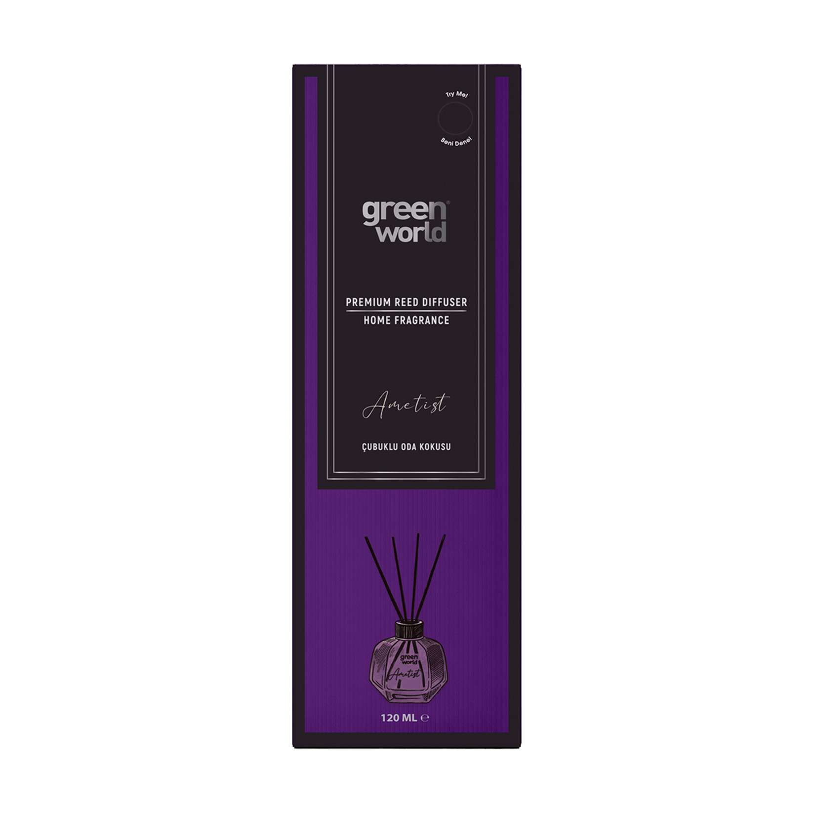 Green World Premium Reed Diffuser Amethyst 120 Ml