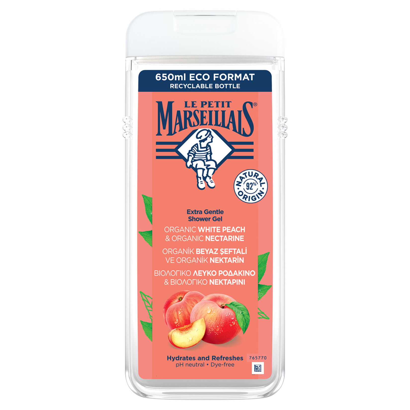 Le Petit Marseillais Duş Jeli Beyaz Şeftali & Nektarin 650Ml