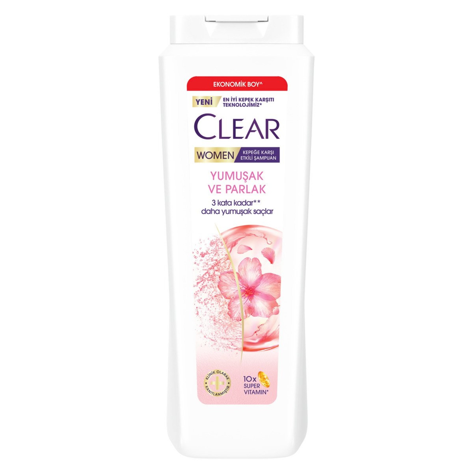 Clear Besleyici Şampuan Yumuşak ve Parlak Saçlar 600 ML