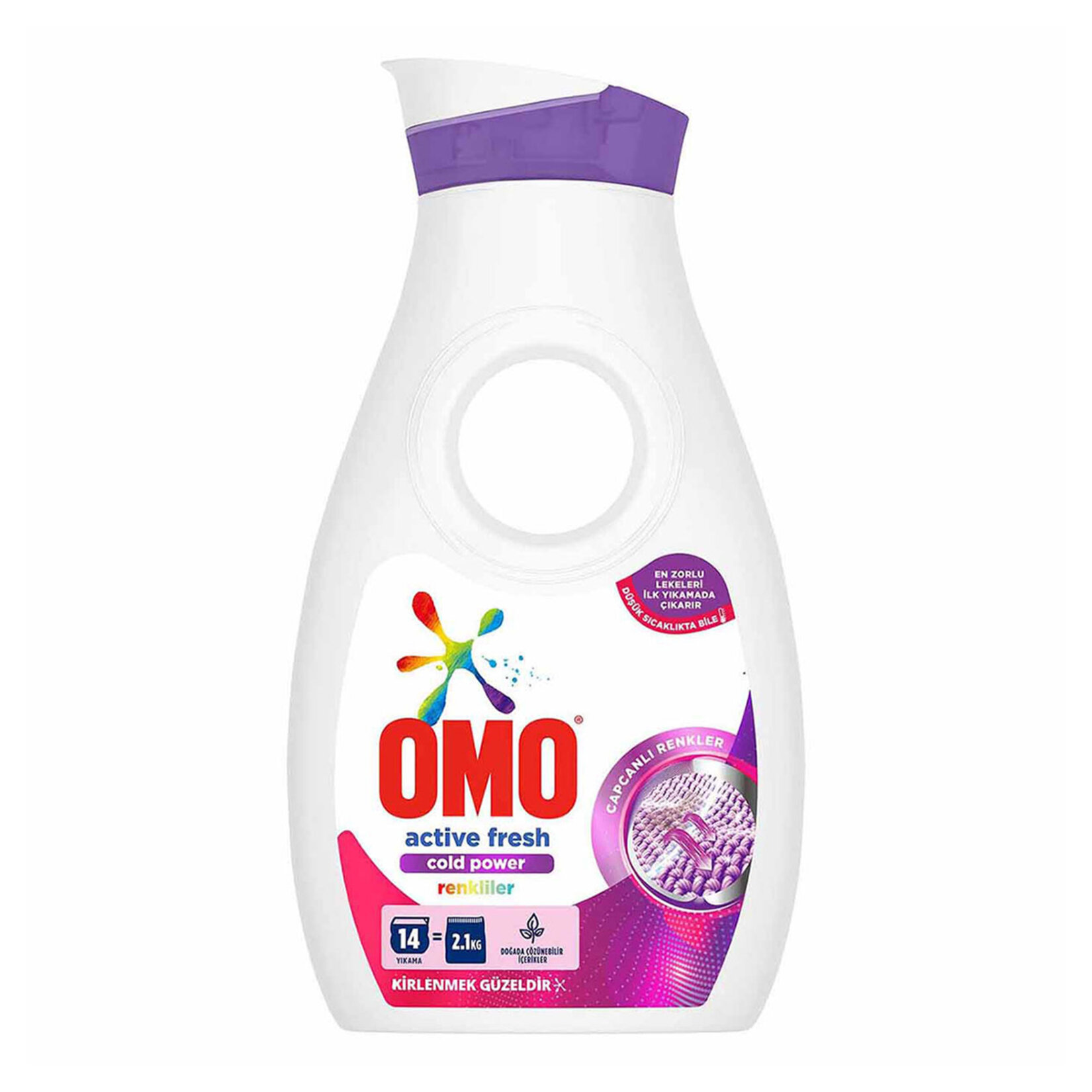 Omo Renkliler 14 Yıkama 910 Ml