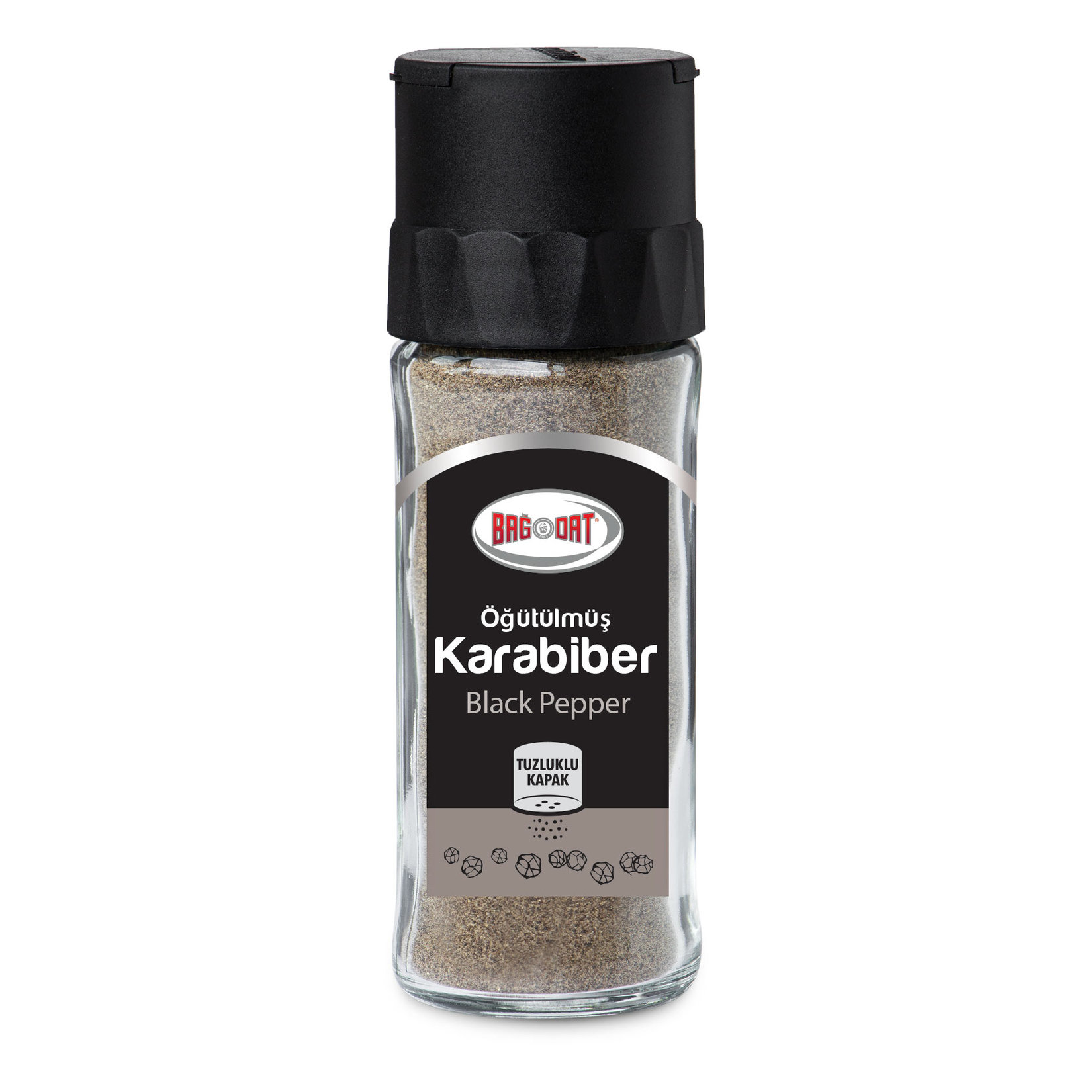 Bağdat Öğütülmş Karabiber Tuzluklu Cam 55 G