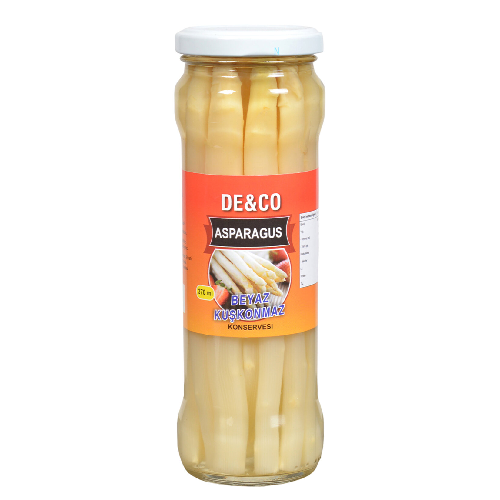 De&Co Beyaz Kuşkonmaz Konservesi 330 G