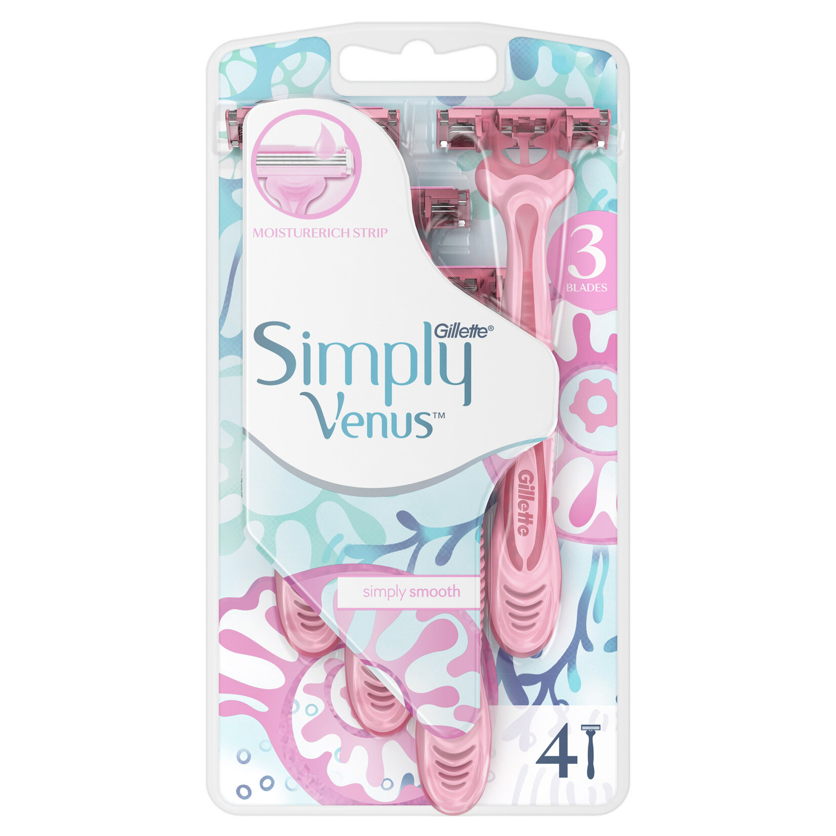 Gillette Venus Simply3 4'lü