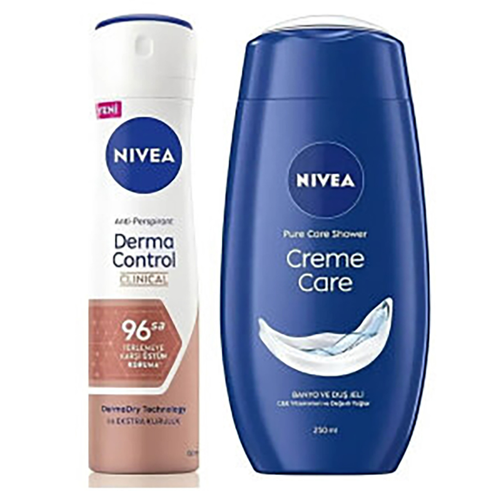 Nivea Derma Kadın Deodorant 150 Ml + Duş Jeli 250 Ml
